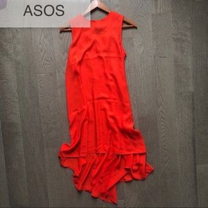 Red/Orange High-Low Dress✨Like New✨